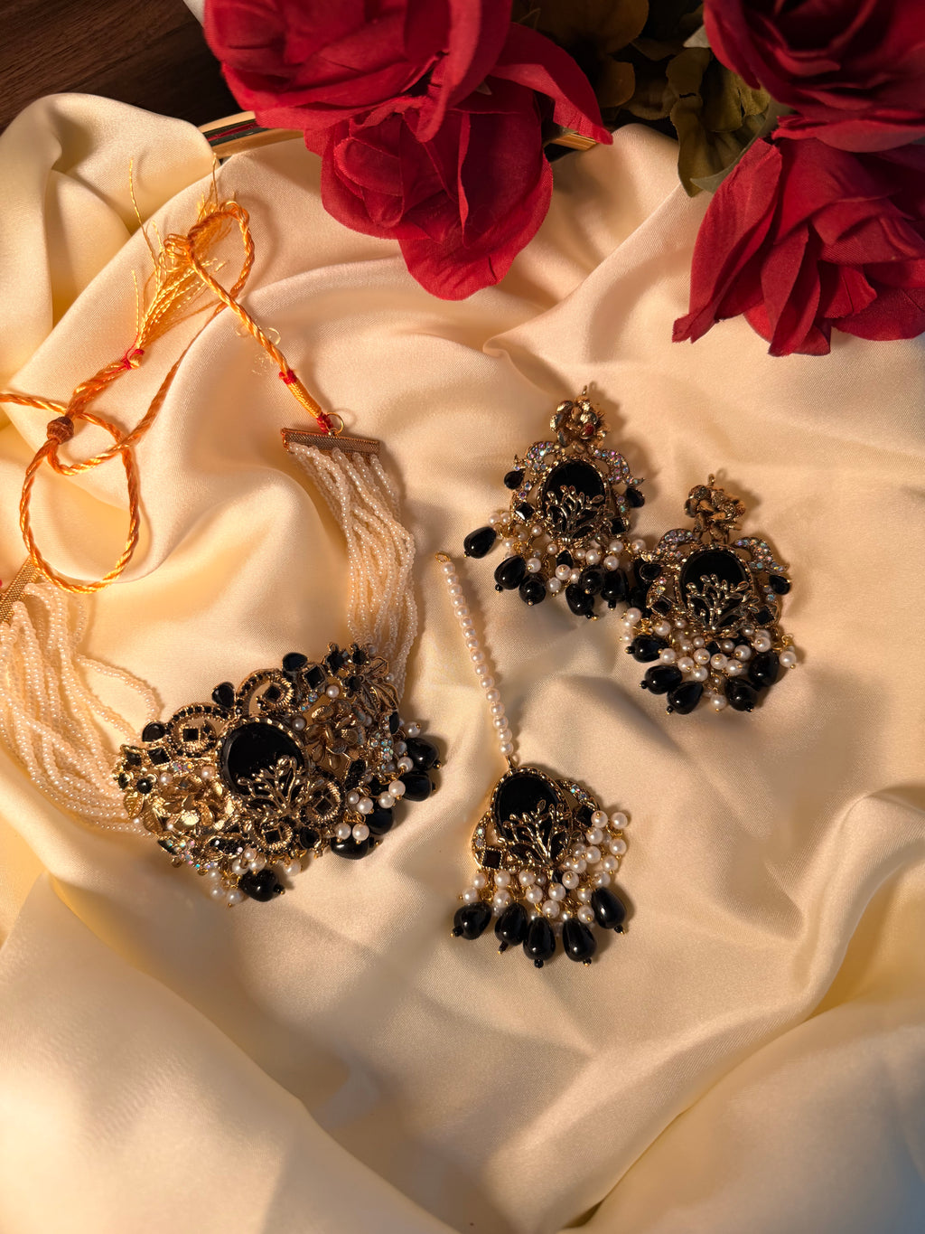 The Onyx Empress Choker Set