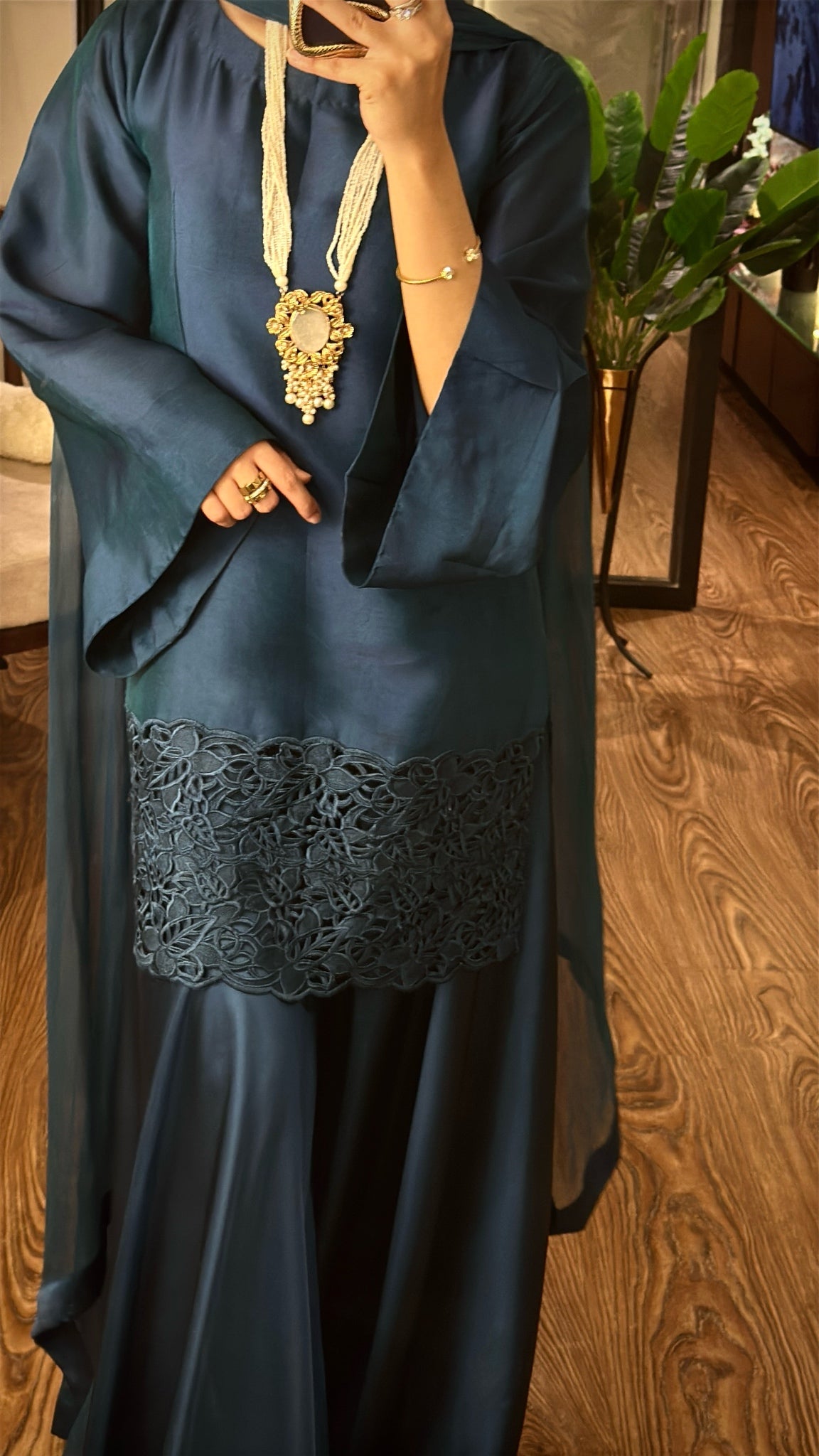 The teal set