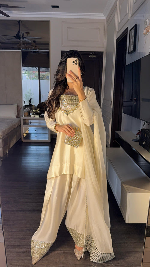 Heavy Mirror Work Dupatta